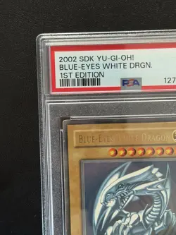 Yu-Gi-Oh Blue-Eyes White Dragon 1st Edition SDK-001 PSA4 - Image 3