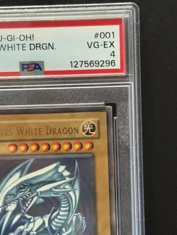 Yu-Gi-Oh Blue-Eyes White Dragon 1st Edition SDK-001 PSA4 - Image 4