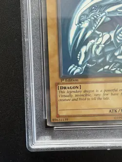 Yu-Gi-Oh Blue-Eyes White Dragon 1st Edition SDK-001 PSA4 - Image 5