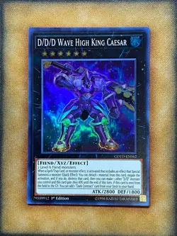 Yugioh D/D/D Wave High King Caesar COTD-EN042 Super Rare 1st Ed NM - Image 1