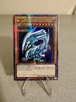 Yugioh! Blue-Eyes White Dragon (Quarter Century Secret Rare) MP24-EN001 NM - Image 1