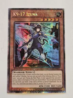 K9-17 Izuna JUSH-EN031 Starlight Rare Yugioh 1st Edition Justice Hunters Mint - Image 1