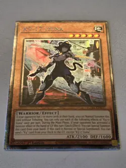 K9-17 Izuna JUSH-EN031 Starlight Rare Yugioh 1st Edition Justice Hunters Mint - Image 3