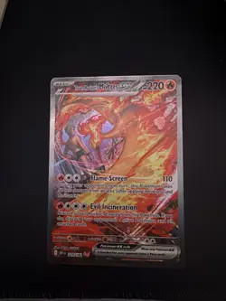 Pokemon TCG Team Rockets Moltres EX Card #229 - Image 1