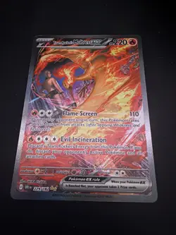 Pokemon TCG Team Rockets Moltres EX Card #229 - Image 3