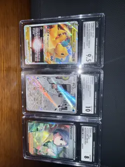 Slowpoke CGC 10, Dragonite VSTAR 9,5 Y PARASOL LADY 8. Pokemons Cards Graded - Image 1