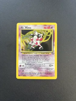 Pokemon Card Jungle Set Holo Mr. Mime 6/64 WOTC - Image 2