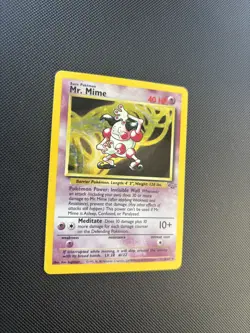 Pokemon Card Jungle Set Holo Mr. Mime 6/64 WOTC - Image 3