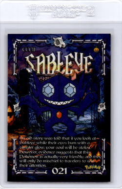 sableye Peruvian Halloween Pokemon card - Image 1