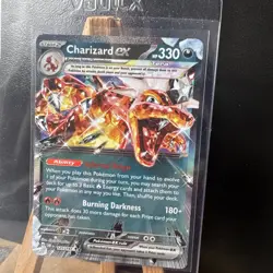 Pokemon TCG Charizard EX Obsidian Flames Holo Card 125/197 NM - Image 1