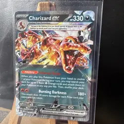 Pokemon TCG Charizard EX Obsidian Flames Holo Card 125/197 NM - Image 3