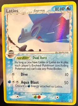 Latios Delta Species 12/110 2006 EX Holon Phantoms Pokemon Card Holo Rare Nm/Vlp - Image 4