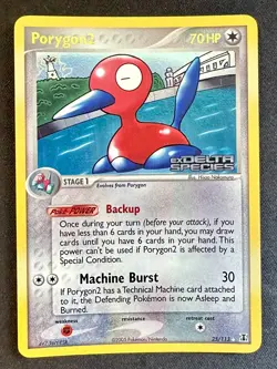 Porygon2 25/113 2005 EX Delta Species Pokemon Card TCG Reverse Holo Rare - Lp - Image 1