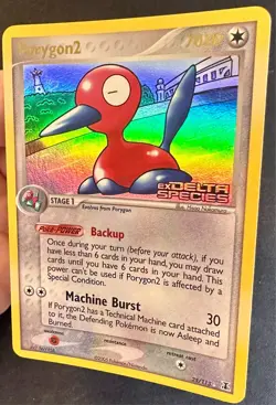 Porygon2 25/113 2005 EX Delta Species Pokemon Card TCG Reverse Holo Rare - Lp - Image 2