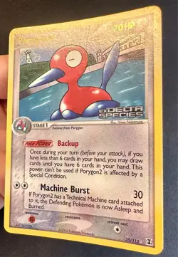 Porygon2 25/113 2005 EX Delta Species Pokemon Card TCG Reverse Holo Rare - Lp - Image 3
