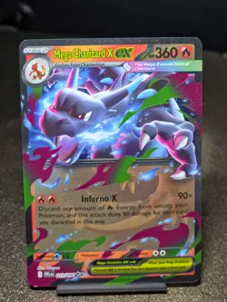 Mega Charizard ex 013/094 Pokemon Card Phantasmal Flames Near Mint! - Image 1