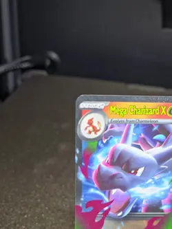 Mega Charizard ex 013/094 Pokemon Card Phantasmal Flames Near Mint! - Image 3
