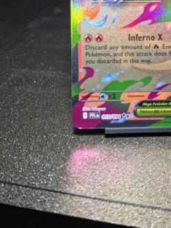 Mega Charizard ex 013/094 Pokemon Card Phantasmal Flames Near Mint! - Image 4