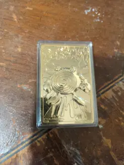 Pokemon Poliwhirl Limited Edition 23k Gold-Plated Trading Card - Image 1