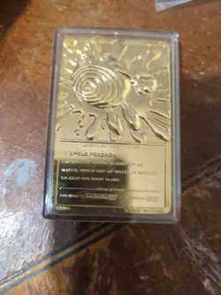 Pokemon Poliwhirl Limited Edition 23k Gold-Plated Trading Card - Image 2