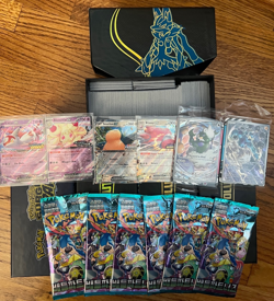 Over 2500 Pokemon Card Bulk + 6 Booster Packs + 4 Stamped Promo & 2 Promo Cards - Image 1