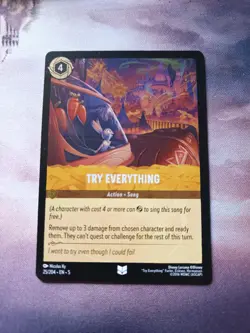 25/204 TRY EVERYTHING SHIMMERING SKIES UNCOMMON DISNEY LORCANA CARD FOIL - Image 1