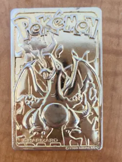 Pokemon 23K Gold Plated Trading Card Charizard Burger King 1999 - Image 4
