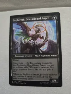 Sephiroth Fabled Soldier/One Winged Angel Final Fantasy Magic the Gathering Card - Image 2