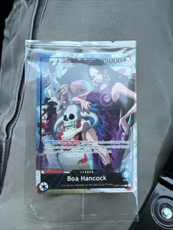 2025 One Piece TCG Boa Hancock OP07-038 PSA Promo Foil Card - Sealed - Image 1