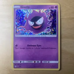 Pokemon card - Gastly Holo - McDonalds Promo 7/12 - LP - Image 1