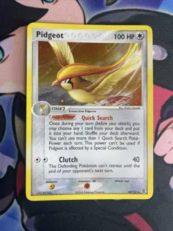 Pidgeot 10/112 Firered & Leafgreen Pokemon Trading Card Game - Holo NM - Image 1