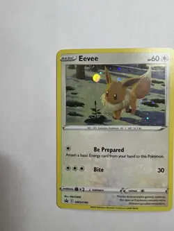 Eevee SWSH190 SWSH: Sword & Shield Promo Cards Holo DOUBLE SWIRL ?? - Image 4