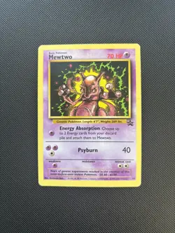 Pokemon Card Black Star Promo Mewtwo 14 WOTC - Image 1