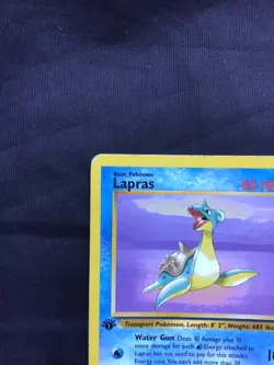 Pokemon Cards: Fossil 1st Edition Rare: Lapras 25/62 - Image 2