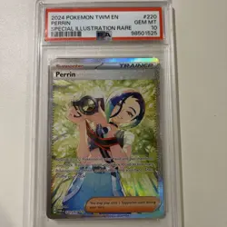 PSA-10 Perrin Special Illustration Rare 220/167 Pokemon Card Twilight Masquerade - Image 1