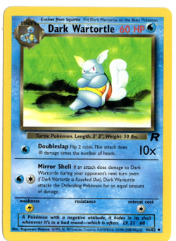 Dark Wartortle 46/82 Team Rocket Set Pokemon Card - Image 1