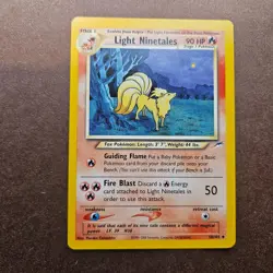 Light Ninetales 50/105 Pokemon Neo Destiny Card - LP - Image 1