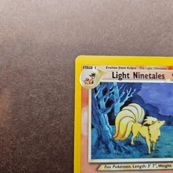 Light Ninetales 50/105 Pokemon Neo Destiny Card - LP - Image 2