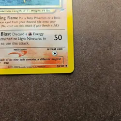Light Ninetales 50/105 Pokemon Neo Destiny Card - LP - Image 5