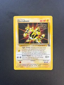 Pokemon Card Black Star Promo Electabuzz 2 WB Movie Promo WOTC - Image 1