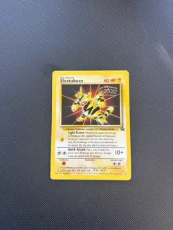 Pokemon Card Black Star Promo Electabuzz 2 WB Movie Promo WOTC - Image 3