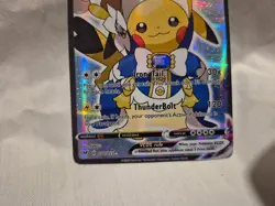 Pokemon Inspired Pikachu Cosplay Belle Holo Fan Art Card - Image 3