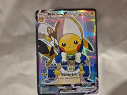 Pokemon Inspired Pikachu Cosplay Belle Holo Fan Art Card - Image 4