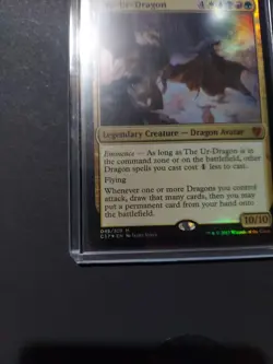 Magic: The Gathering 2017 Commander Ur-Dragon Foil Card #48 - Image 4