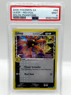 Lileep (Delta) 68/110 Ex Holon Phantoms Reverse Holo Pokemon Card PSA 9 MINT - Image 1