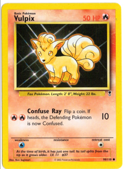 Vulpix 98/110 Legendary Collection Set Pokemon Card - Image 1
