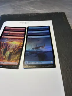 Magic the Gathering MTG Assorted Full Art x6 Land FOIL Cards NM/M Avatar 3 of 3 - Image 3