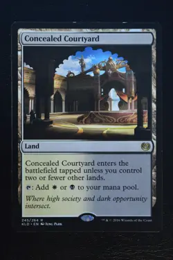 Magic The Gathering MTG CONCEALED COURTYARD Kaladesh LP Lightly Played - Image 1
