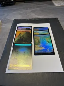 Magic the Gathering MTG Assorted Full Art x6 Land FOIL Cards NM/M Avatar 1 of 3 - Image 1