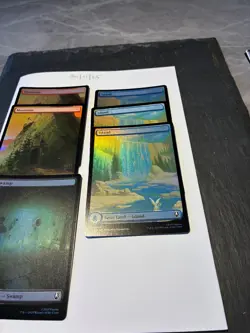 Magic the Gathering MTG Assorted Full Art x6 Land FOIL Cards NM/M Avatar 1 of 3 - Image 4